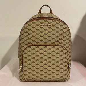 Michael kors backpack connie natural luggage